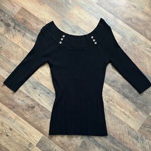 White House Black Market - Black Women's Sweater